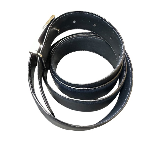 Genuine PHILIPPE CHARRIOL Black Leather Men Bletr Pebbled Made In France 42 - Picture 13 of 13